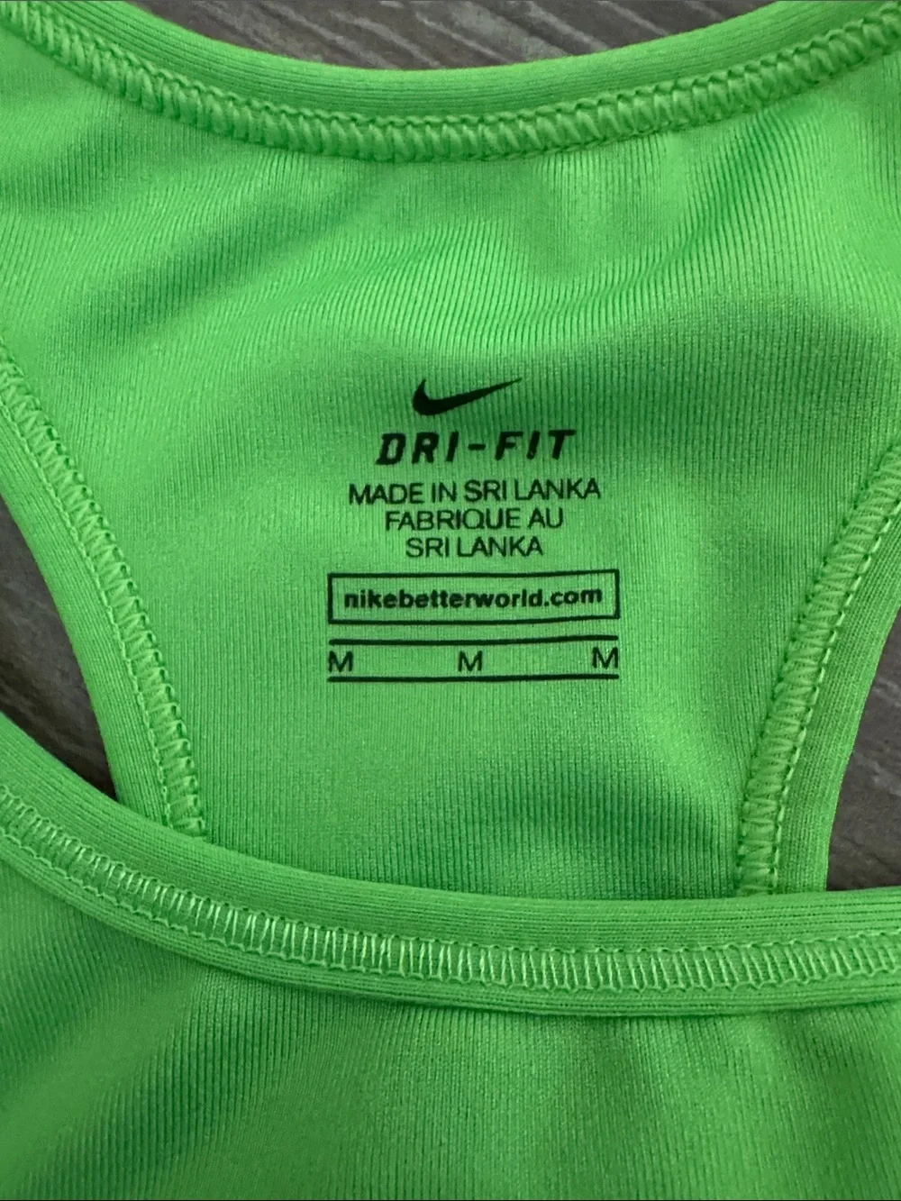 Set of 2!! Nike Neon Green and Under Armour Blue sports bras!🩷